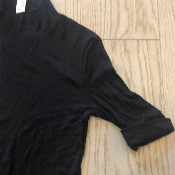 American Apparel ribbed mock neck, black size S - Picture 4 of 5